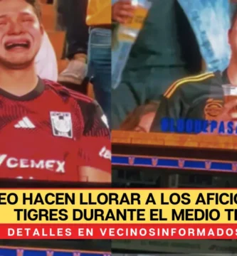 VIDEO Hacen llorar a los Aficionados de Tigres durante el medio tiempo