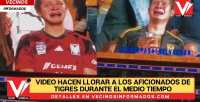 VIDEO Hacen llorar a los Aficionados de Tigres durante el medio tiempo
