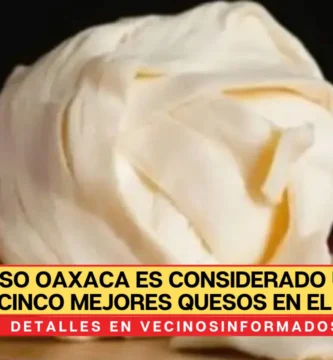 Queso Oaxaca es considerado uno de los cinco mejores quesos en el mundo