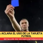 FIFA aclara el uso de la tarjeta azul en el futbol