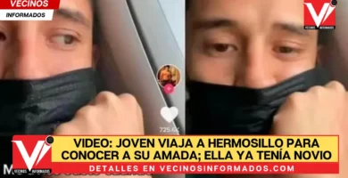 VIDEO: Joven viaja a Hermosillo para conocer a su amada; ella ya tenía novio