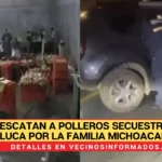 Rescatan a polleros secuestrados en Toluca por la Familia Michoacana | VIDEO