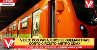 VIDEO: Dos pasajeros se queman tras corto circuito en la estación Hidalgo de la L2 del Metro CDMX