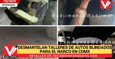 Desmantelan talleres de autos blindados para el narco en CdMx