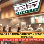 Todas las donas Krispy Kreme estarán a 19 pesos