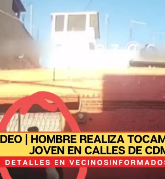 VIDEO | Hombre realiza tocamientos a joven en calles de CDMX