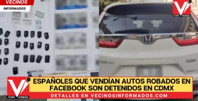 Españoles que vendían autos robados en Facebook son detenidos en CDMX