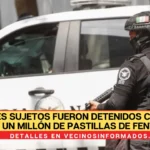 Tres sujetos fueron detenidos con más de un millón de pastillas de fentanilo en Sinaloa