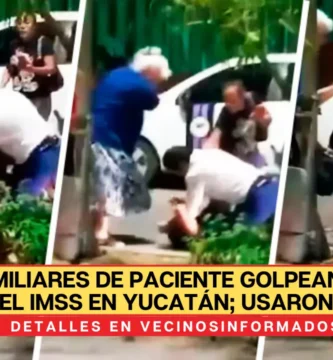 Familiares de paciente golpean a médico del IMSS en Yucatán; usaron piedras