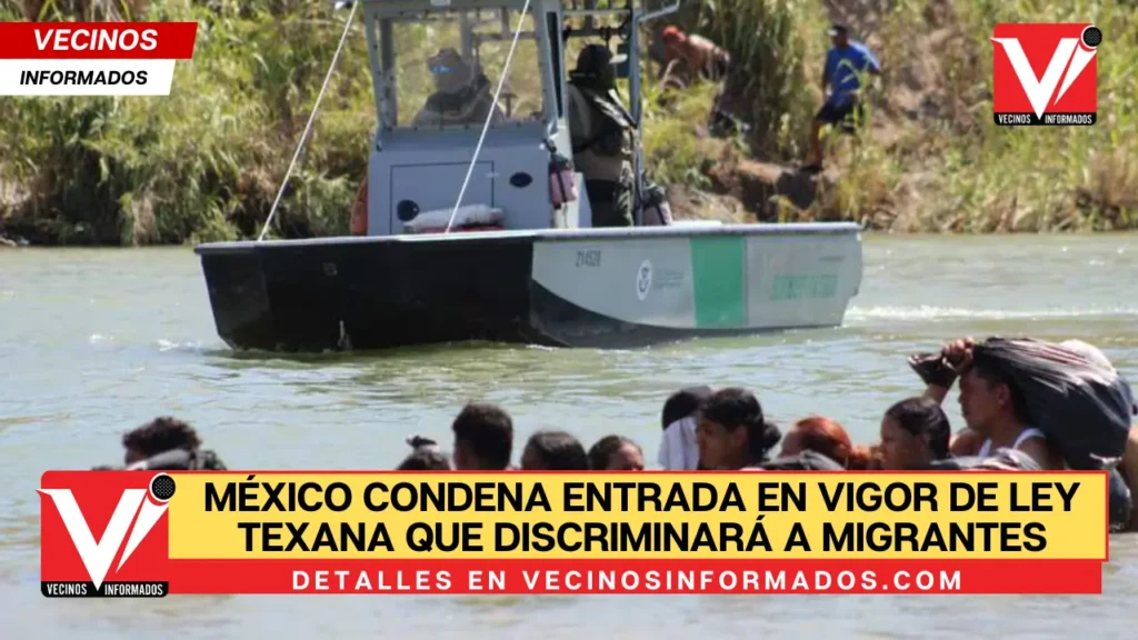 México condena entrada en vigor de ley texana que discriminará a migrantes