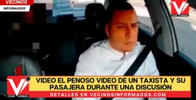 VIDEO El penoso video de un taxista y su pasajera durante una discusión en Paseo de la Reforma CDMX