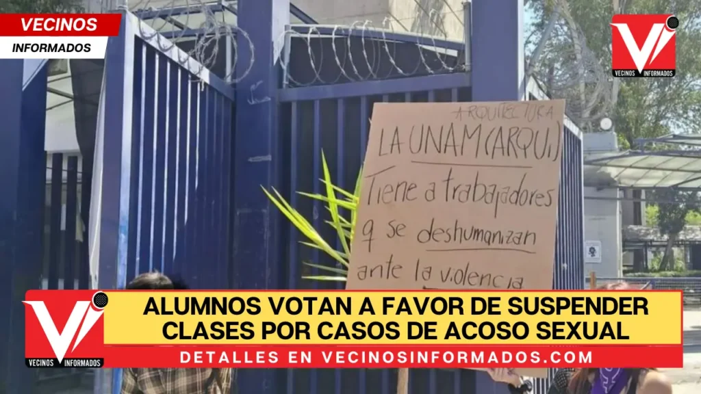 Paro en FES Aragón: Alumnos votan a favor de suspender clases por casos de acoso sexual