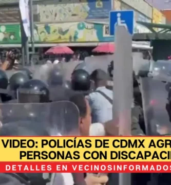 VIDEO: POLICÍAS DE CDMX AGREDEN A PERSONAS CON DISCAPACIDAD