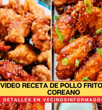 VIDEO Receta de Pollo frito estilo coreano