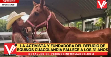 La activista y fundadora del refugio de equinos Cuacolandia fallece a los 31 años