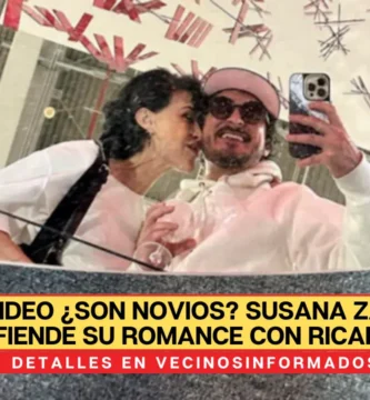 VIDEO ¿Son novios? Susana Zabaleta defiende su romance con Ricardo Pérez