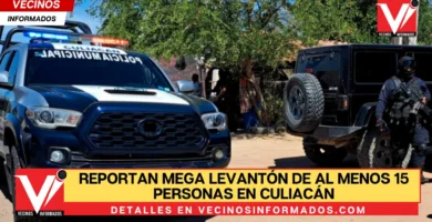 Reportan MEGA LEVANTÓN de al menos 15 personas en Culiacán