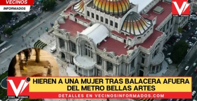 Hieren a una mujer tras balacera afuera del Metro Bellas Artes
