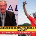 Vicente Fox llama traidor a Álvarez Máynez por decir que MC siempre impulsa lo que hace AMLO