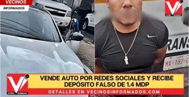 vende auto por redes sociales y recibe depósito falso de 1.4 mdp