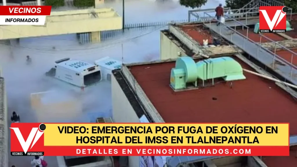 Bomberos se trasladaron al nosocomio para controlar la fuga y prevenir algún incidente mayor.