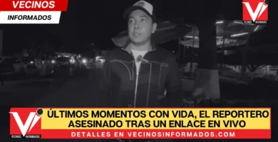 Difunden últimos momentos con vida de Mauricio, el reportero asesinado tras un enlace en vivo