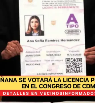 Mañana se votará la licencia permanente en el Congreso de CDMX