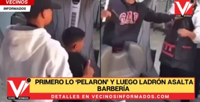 Primero lo ‘pelaron’ y luego ladrón asalta barbería