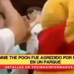 Winnie The Pooh fue agredido por un hombre en un parque