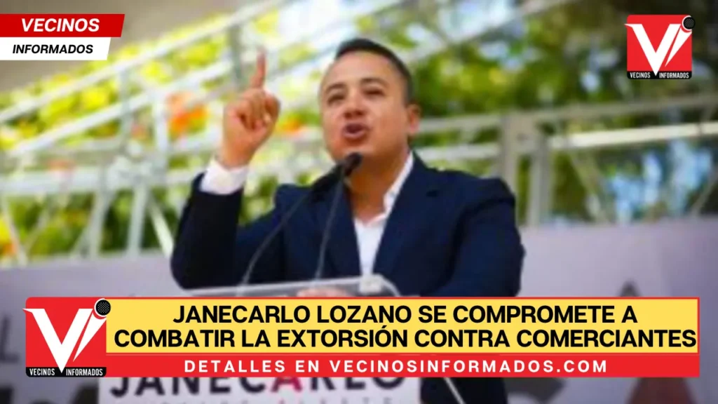 En sus primeros 100 días de gobierno Janecarlo Lozano se compromete a combatir la extorsión contra comerciantes