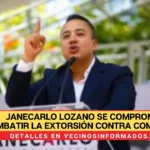 En sus primeros 100 días de gobierno Janecarlo Lozano se compromete a combatir la extorsión contra comerciantes