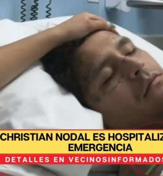 Christian Nodal es hospitalizado de emergencia y cancela conciertos debido a su estado de salud