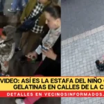 VIDEO: Así es la estafa del niño que tira gelatinas en calles de la CDMX