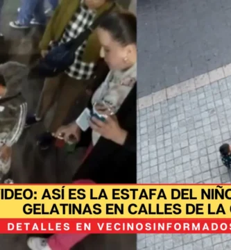 VIDEO: Así es la estafa del niño que tira gelatinas en calles de la CDMX