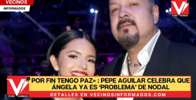 VIDEO «Por fin tengo paz» : Pepe Aguilar celebra que Ángela ya es ‘problema’ de Nodal