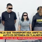 Pareja que transportaba anfetamina en su auto es detenida en Tlalnepantla