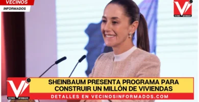 Sheinbaum presenta programa para construir un millón de viviendas