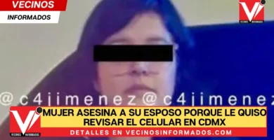 Mujer asesina a su esposo porque le quiso revisar el celular en CDMX