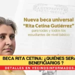 Beca Rita Cetina: ¿Quiénes serán los beneficiarios y de cuánto será el monto en 2025?