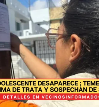 Adolescente desaparece en Toluca; temen que sea víctima de trata y sospechan de su maestra