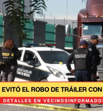 Evitó el robo de tráiler con su vida