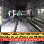 Encuentra cadáver en descomposición entre estaciones de la Línea 3 del Metro de la CDMX