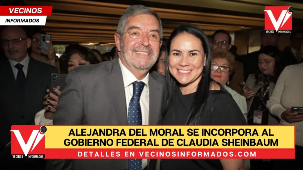 Alejandra del Moral se incorpora al gobierno federal morenista de Claudia Sheinbaum