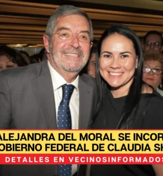 Alejandra del Moral se incorpora al gobierno federal morenista de Claudia Sheinbaum