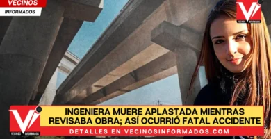 Ingeniera muere aplastada mientras revisaba obra; así ocurrió fatal accidente