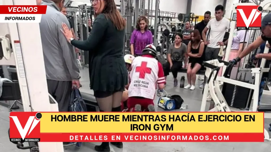 Hombre muere mientras hacía ejercicio en Iron Gym de San Luis Potosí