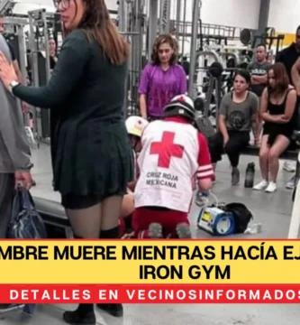 Hombre muere mientras hacía ejercicio en Iron Gym de San Luis Potosí