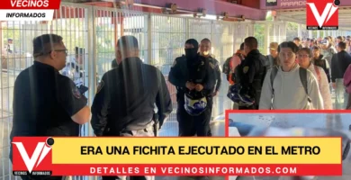 Era una fichita ejecutado en el Metro