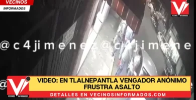 Video: En Tlalnepantla Vengador anónimo frustra asalto