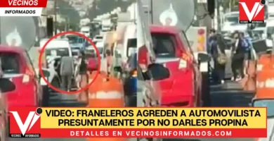 Video: Franeleros agreden a automovilista presuntamente por no darles propina